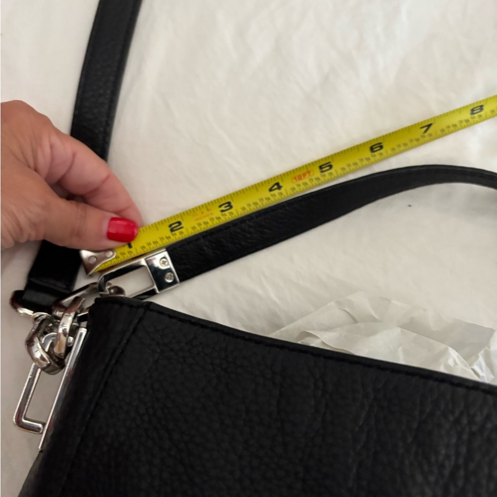 Michael Kors Black Pebbled Leather Shoulder Bag - Picture 7 of 10